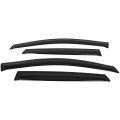 Side Window Deflectors 4 Piece For Toyota Venza 2008 To 2015 In Channel Rain Guards And Visors With Smoked Tint