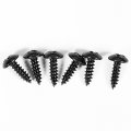 Hecasa Front Bumper Lip Spoiler Splitter Compatible With 2005-2009 Ford Mustang V8 Gt 2-door Lower Protector Kit Black Abs