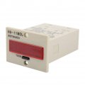 6 Digit Display Electronic Counter For Ac220v Dc36v 24v Dc 12v Strong Antijamming Performance Easy To Install Dc36v