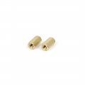 Uxcell M3 X 9mm Female Threaded Brass Hex Standoff Pillar Spacer Nuts 25pcs