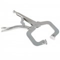 Gxywady 6 Pcs 11 Inch C-clamp Locking Pliers Standard Steel With Swivel Pad For Home Farm And Automotive