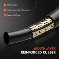 A-premium Inlet Outlet Automatic Transmission Oil Cooler Line Hose Assembly Compatible With Ford F-250 Super Duty F-350