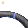 Mewant Matte Carbon Fiber Pu Leather Hand Stitched Car Steering Wheel Cover For Holden Commodore Ss 2008-2013