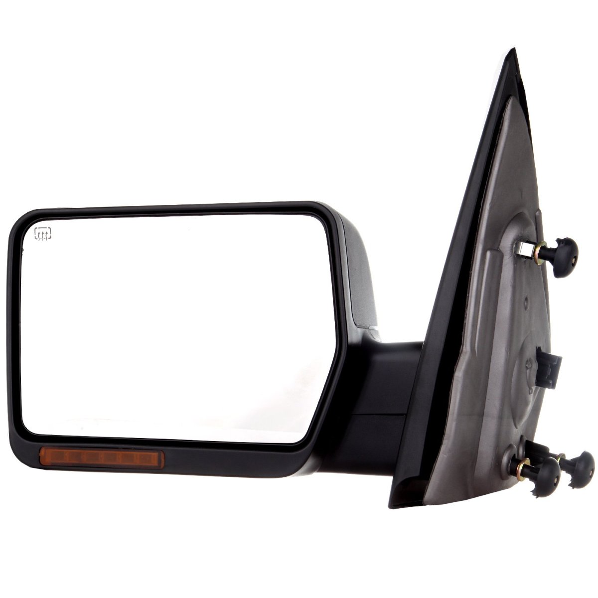 Towing Mirror Fit For 2004 2005 2006d For F150 Pickup Truck Drivers Side Power Adjusted Heated Turn Signal Light Black Housing