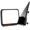 Towing Mirror Fit For 2004 2005 2006d For F150 Pickup Truck Drivers Side Power Adjusted Heated Turn Signal Light Black Housing