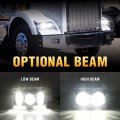4pcs Dot Approved 60w Rectangular 4x6 Inch Led Headlights H4651 H4652 H4656 H4666 H6545 Headlamps Compatible With Freightliner