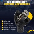 Ocpty Thermostat Housing Fit For Honda Civic 2006-2016 For Cr-v 2007-2014 Acura Csx 2007-2010 Ilx 2013-2015 Engine Coolant