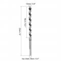 Uxcell Auger Drill Bit Wood Hex Shank 12mm Cutting Dia Highbon Steel For Electric Bench Woodworkingpentry