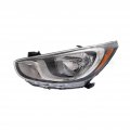 Hyundai Accent Headlight Assembly 2012 2013 2014 Driver Side Halogen Lamp For Hy2502163 And 92101-1r010 
