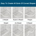 Uxcell 39 Inch Collapsible Shower Barrier Stopper Water Splash Guard Blocker Retention System For Bathroom Kitchen Wet And Dry