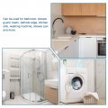 Uxcell 39 Inch Collapsible Shower Barrier Stopper Water Splash Guard Blocker Retention System For Bathroom Kitchen Wet And Dry