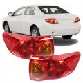 Wflnhb Driver And Passenger Side Tail Lights Assembly Replacement For Toyota Corolla 2009-2010 Rear Lamps 8156002460 To2800175