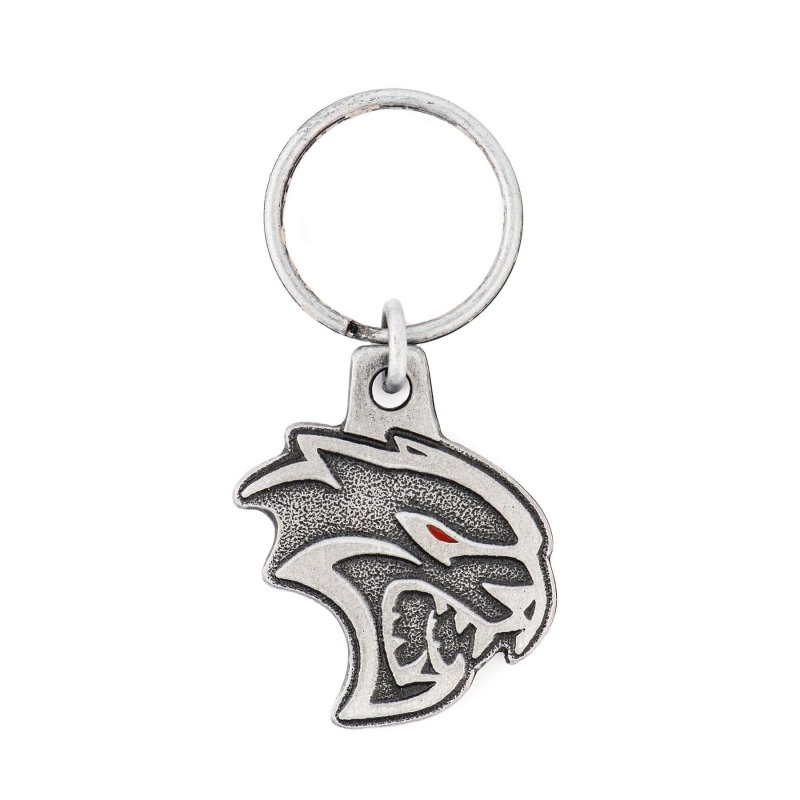 Dodge Hellcat Redeye Custom Die Struck Metal Keychain 2 X 1