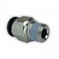 Haltec B38-02m Straight 3 8 Push Connect Hex Male Fitting Nickel Plated Brass For Automatic Tire Inflation Systems 