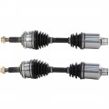 A-partrix 2x Front Cv Axle Joint Drive Shaft Assembly Driver And Passenger Side Replacement Fits Daewoo Lanos 2002 2001 2000 