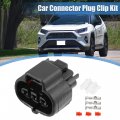 X Autohaux 1 Set 3 Pin Map Turbo Sensor Connector Adapter Plug Clip Kit Replacement For Toyota