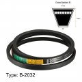 Uxcell B-2032 B80 Drive V-belt Inner Girth 80-inch Industrial Power Rubber Transmission Belt
