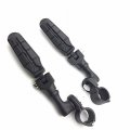 Xkh Group Motorcycle Black Short Angled Adjustable Peg Mounting Kit Footpeg Footrest For Honda Goldwing Vtx1300 Shadow Valkyrie