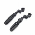 Xkh Group Motorcycle Black Short Angled Adjustable Peg Mounting Kit Footpeg Footrest For Honda Goldwing Vtx1300 Shadow Valkyrie