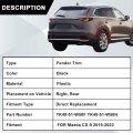 Fender Plastic Trim Rear Right Passenger Side Wheel Arch Molding Fit For Mazda Cx-9 2016-2023 2 5l L4 Replace Tk48-51-w50f