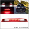 For 2004-2015 Nissan Titan 2005-2016 Frontier Third Brake Light 3rd Led Cargo High Mount Lamp Center 26590-ea800 Red Lens