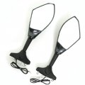 Yibid Integrated Racing Motorcycle Led Turn Signal Marker Mirrors For Yamaha Xj6 Diversion F 2009-2011 R6s 2006 2009 R1