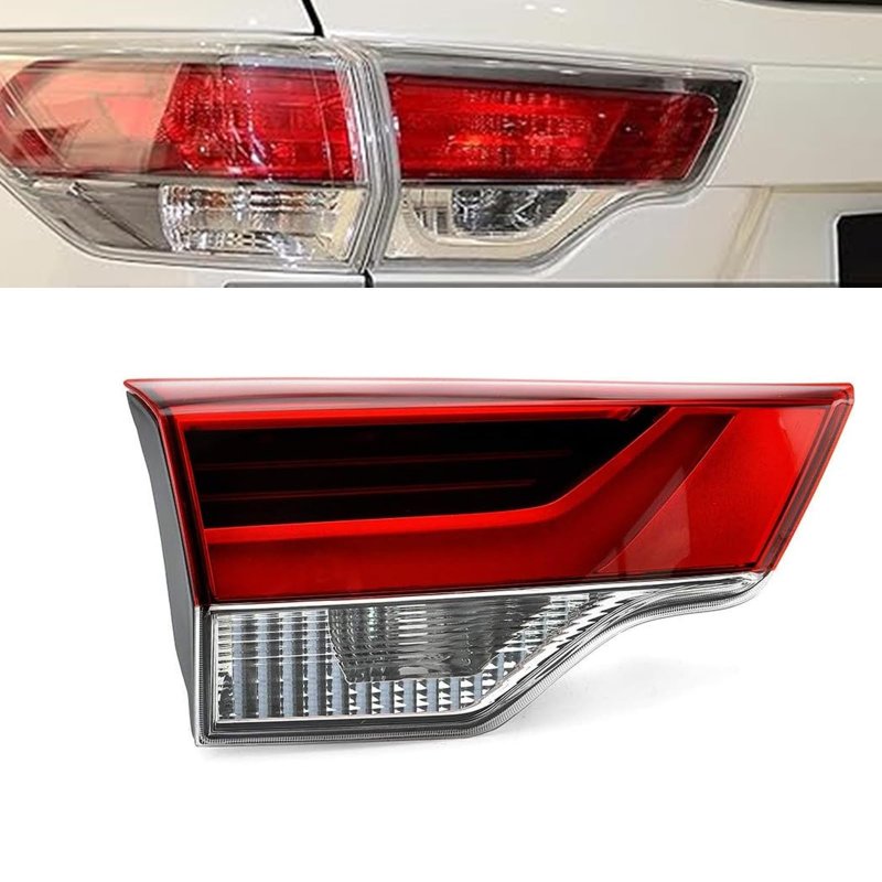Motorfansclub Left Inner Tail Light Housing Fit For Highlander 2014 2015 2016light Cover Rear Lamp Brake Stop Tail Turn Signal