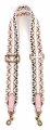Versakits Purse Straps Replacement Crossbody With Gold Hardware 2 Inch Wide Pink Diamond Pattern Adjustable Shoulder Guitar 