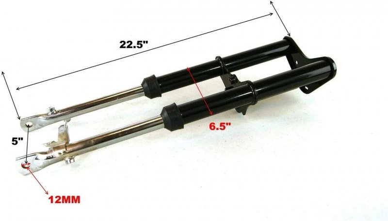 Front Fork Shock Assembly Replacement For Honda 50 X Crf50 Xr Crf 50 Stock Suspension