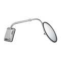 Grand General 33390 8a Regular Convex Chrome Plated Hood Mount Mirror Assembly With Adjustable Arm For Truck Buses Vehicles 