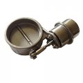 Weldable 304 Ss Exhaust Control Valve Set Vacuum Actuator 3 76mm Pipe Closed