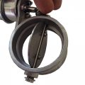 Weldable 304 Ss Exhaust Control Valve Set Vacuum Actuator 3 76mm Pipe Closed