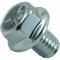 Serrated Flange Bolts 3 8-16 X 1 2 In Alloy Steel Zinc Finish Hex Washer Head Grade 5 12 Piece Set 