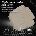 Microfiber Leather Seat Covers For Toyota Tundra Sequoia Sr5 Limited 2007 2013 Driver And Passenger Bottom Top Sand Beige Tan