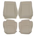 Driver Passenger Bottom Top Replacement Microfiber Leather Seat Covers 44 Sand Beige Tan For Toyota Tundra Sequoia Based Sr5 
