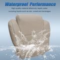 Microfiber Leather Seat Covers For Toyota Tundra Sequoia Sr5 Limited 2007 2013 Driver And Passenger Bottom Top Sand Beige Tan