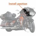 Httmt- Inner Fairing Radio Caddy Mounting Bracket Compatible With 15-23 Harle H-d Road Glide Steel