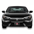 Ipick Image Made For Honda Red Logo Black Carbon Fiber Look Graphic Special Aluminum Metal License Plate