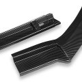 Auto Dynasty 3pcs Mp-style Paintable Front Bumper Lip Spoiler Splitter Body Kit Compatible With Toyota Sienna 2018-2020 Carbon