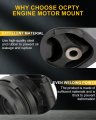 Ocpty Engine Motor And Trans Mount Compatible For Honda Civic 1 5l 1992 1993 1994 1995 A6520 A6502 A6533 A6506 A6524 5pcs