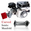 Jmchstore Vm22 Carburator W Curved Manifold Racing Performance Slide Intake Pipe Carb Kit For Predator 212cc Gx200 Coleman Baja