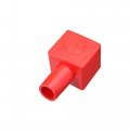 Uxcell Battery Terminal Insulating Rubber Protector Covers Square For 7mm 14mm Cable Red Black 2 Pairs