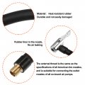 40cm Tire Inflator Extension Hose With Portable Inflatable Pump Connector Chuck Locking Air Tube Valve Connection Pipe For Car
