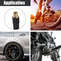 40cm Tire Inflator Extension Hose With Portable Inflatable Pump Connector Chuck Locking Air Tube Valve Connection Pipe For Car