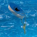 Graphics More Black Cat Lifting Leg And Licking Floating Keychain Oval Foam Fishing Boat Buoy Key Float