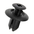 Bumper Retainers For Mazda Protege5 22 2003 Black Nylon Screw Rivets Fastener 0 4 In Face Diameter 0 3 Hole 86590 28000