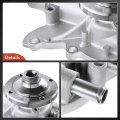 A-premium Engine Water Pump W Gasket Fits Ohv 8cyl 5 0l Compatible With Ford Explorer 1996-2001 Mercury Mountaineer Base