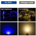 10pcs T5 B8 4d 5050 Instrument Led Bulb Gauge Cluster Speedometer Dashboard Panel Light Bulbs Kit Replacement For 2002 2003
