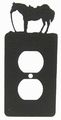 Tethered Horse Power Outlet Plate Cover 