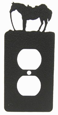 Tethered Horse Power Outlet Plate Cover